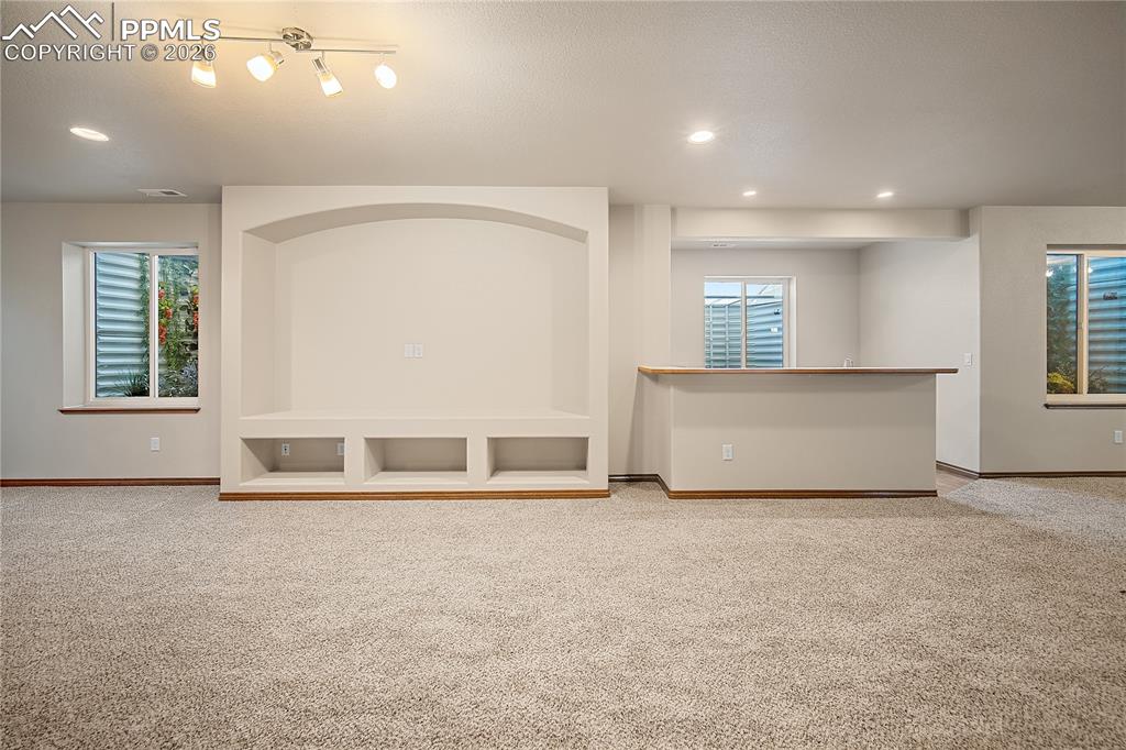 Built-in entertainment space.