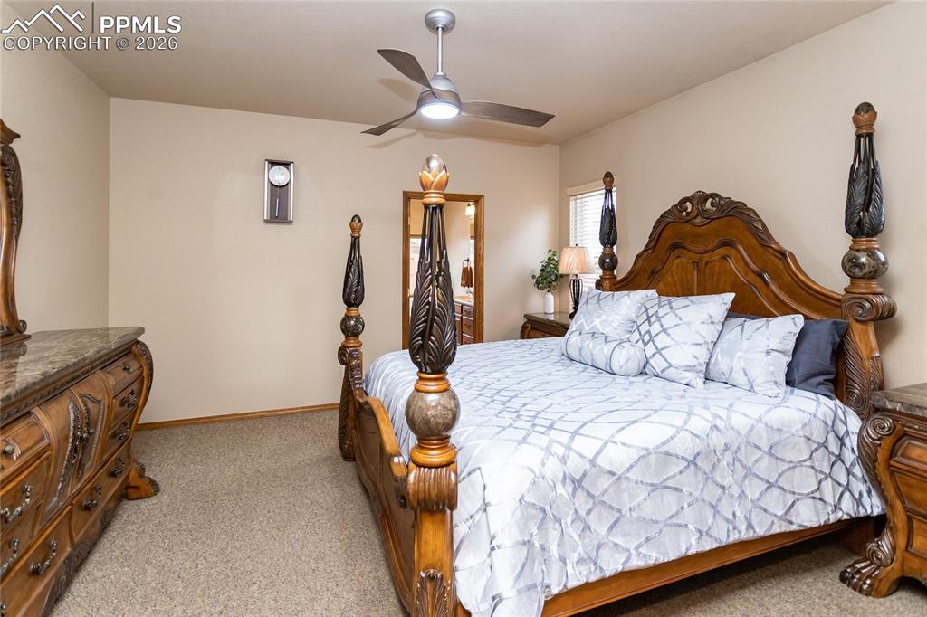 Inviting primary suite!