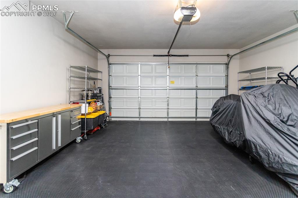 Garage is insulated, dry walled and painted!