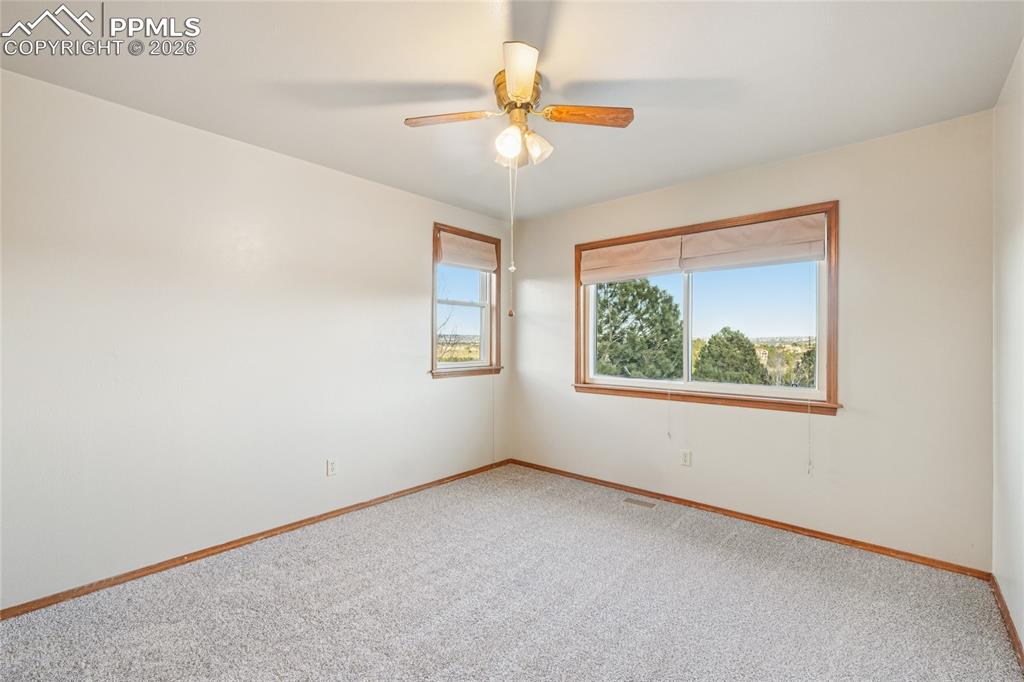 There are FOUR bedrooms upstairs, including a huge primary suite.