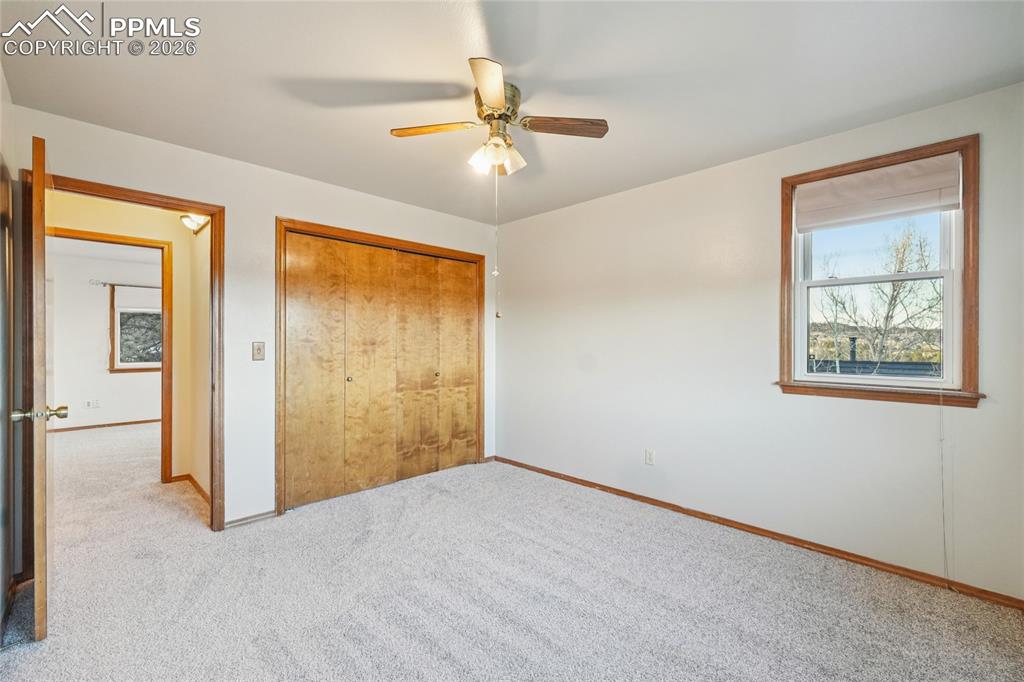 There are three secondary bedrooms upstairs.