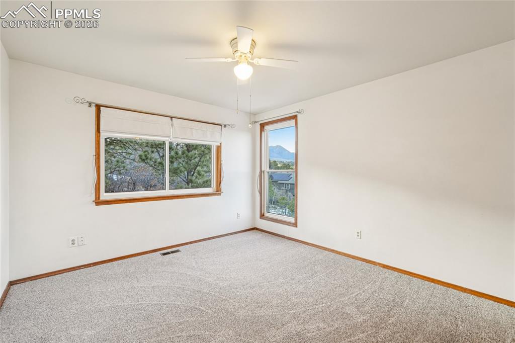 All the secondary bedrooms have generous closets and great views.