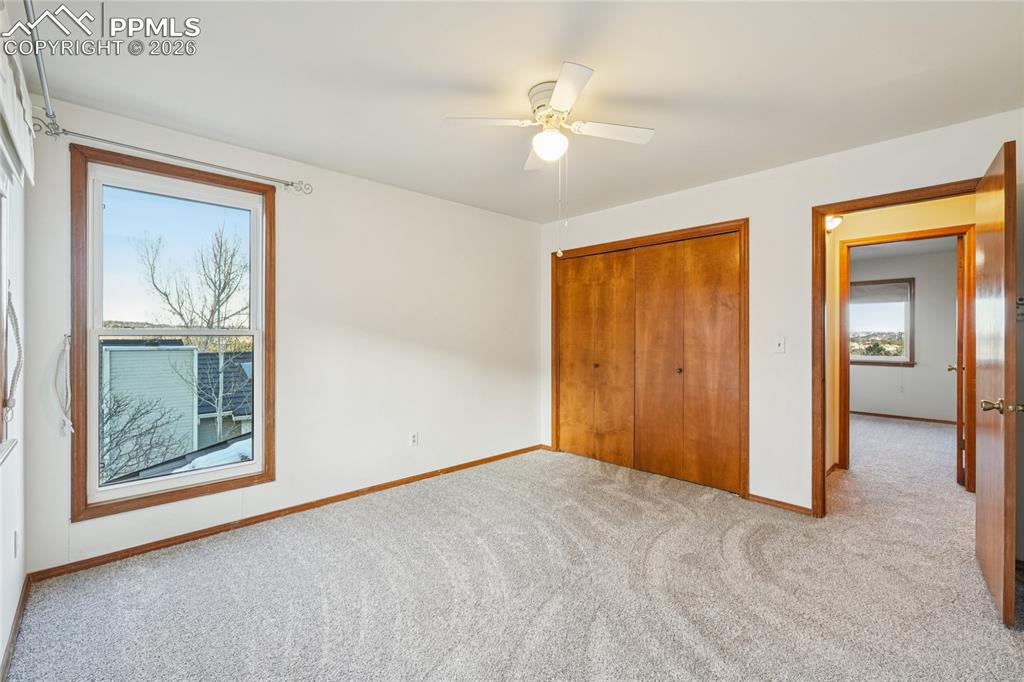 One of these bedrooms would also make a great office.