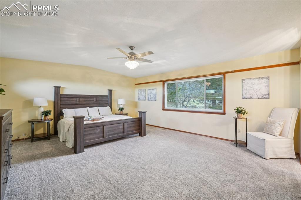 This is the huge primary bedroom suite.