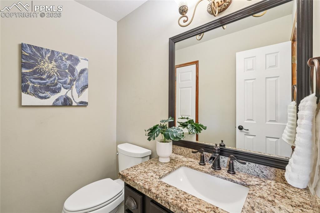 Guest bathroom on the main.