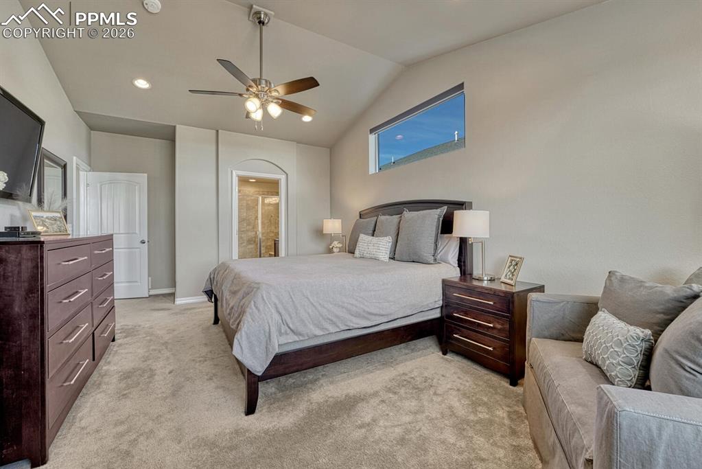 The Primary Suite is a private retreat with an adjoining spa-like Shower Bathroom and walk in closet.