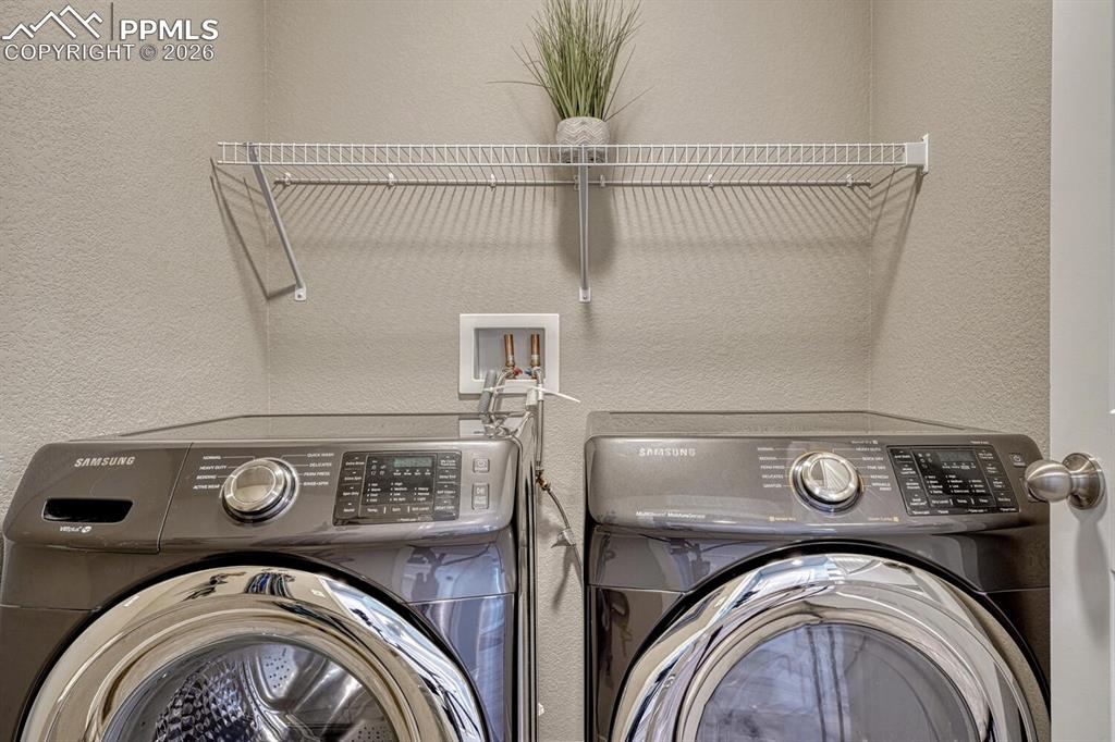 The Laundry Room is conveniently located on the main floor and washer/dryer are included!