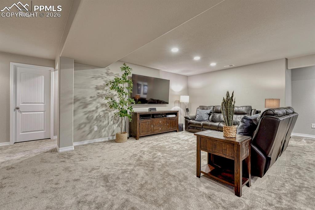 Basement Family Rec Room.