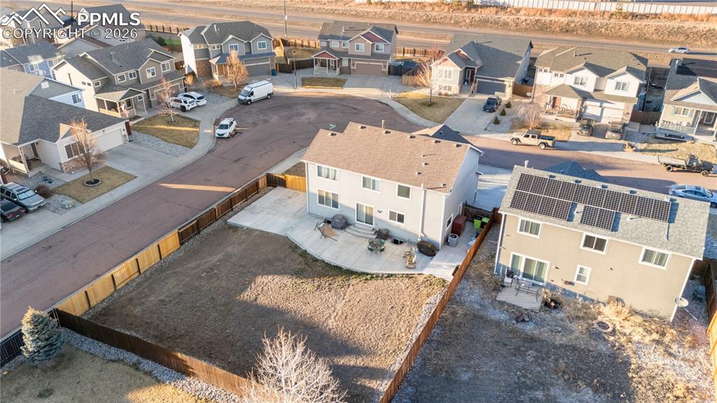 Massive concrete patio for summer BBQ's and gatherings.