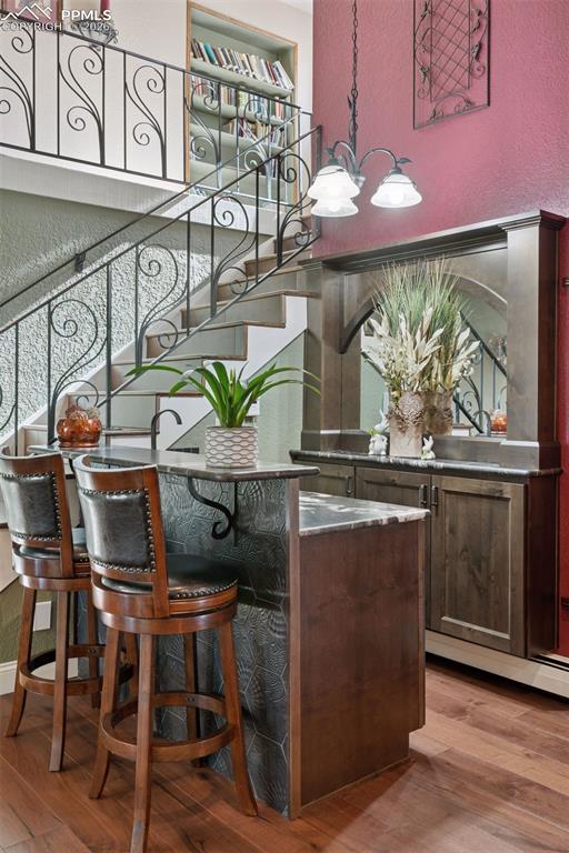 Wet Bar in Family Room/Dining Room