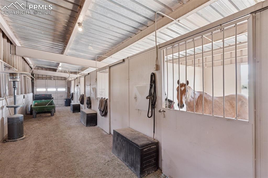 Interior of Equestrian Center Stables