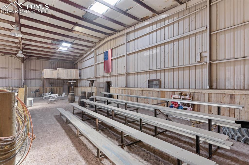 Seating and Announcers Platform Previously Removed