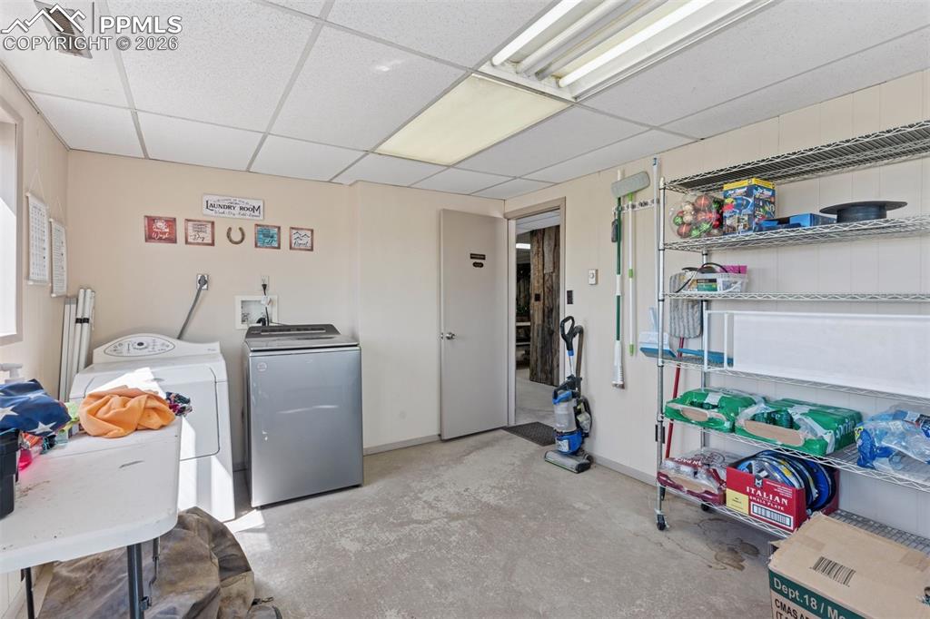 Laundry Room attached to Arena