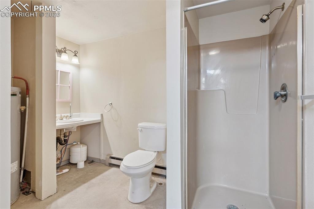 1 of 2 bathrooms in arena