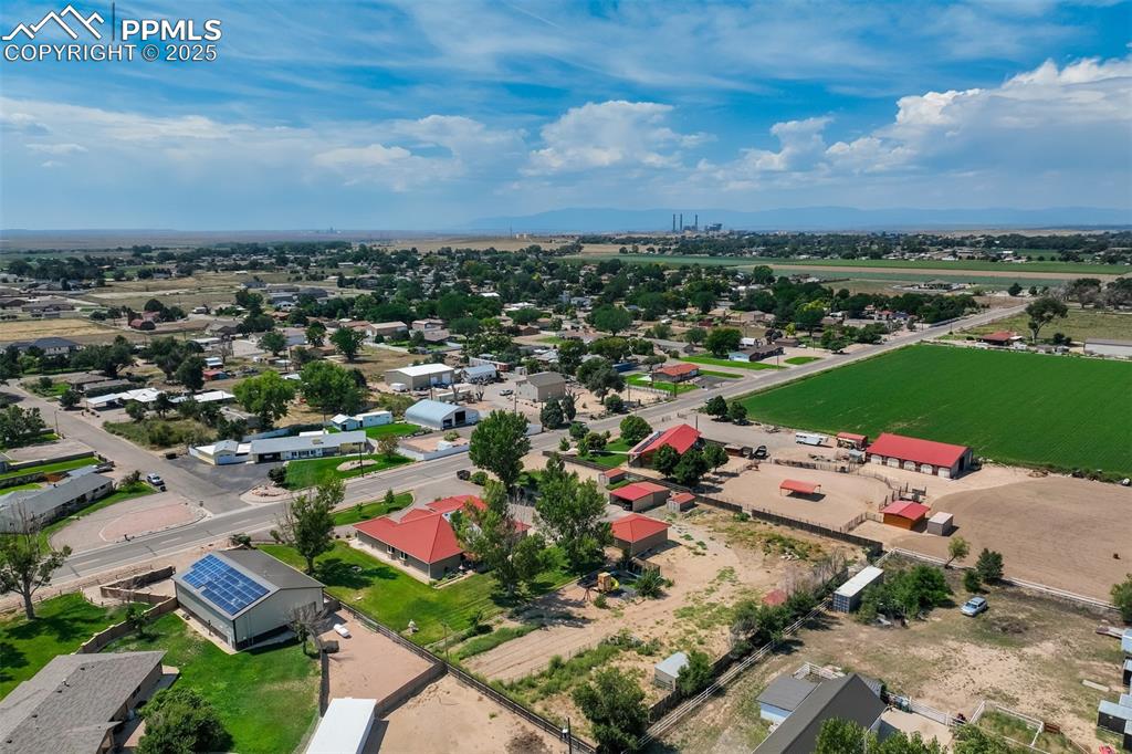 Drone / aerial view backyard