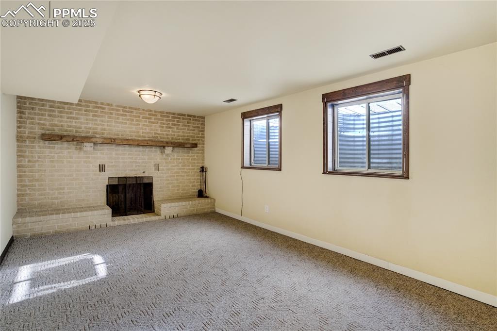 Bedroom includes closet and grand fireplace (Bed 6)