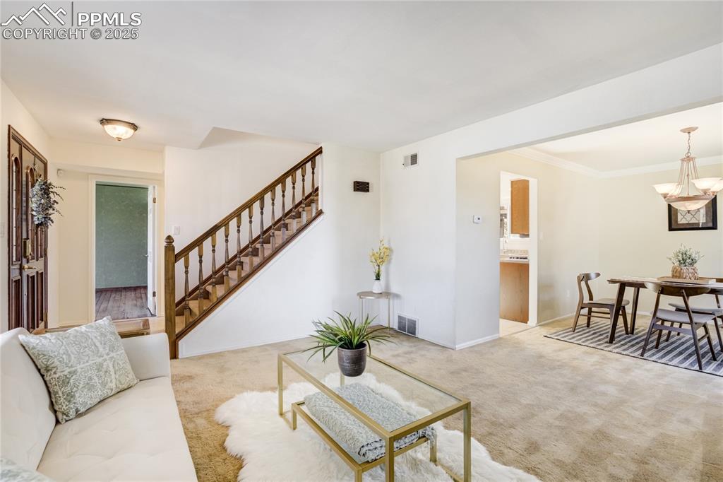 View of entry from living room