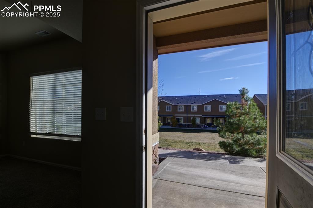 Entryway with baseboards