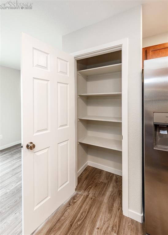 View of storage area