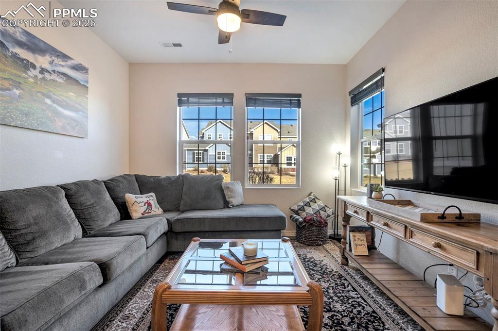 Light filled Living area.