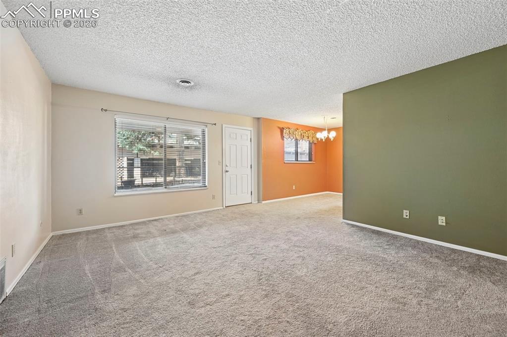 Unstaged living room