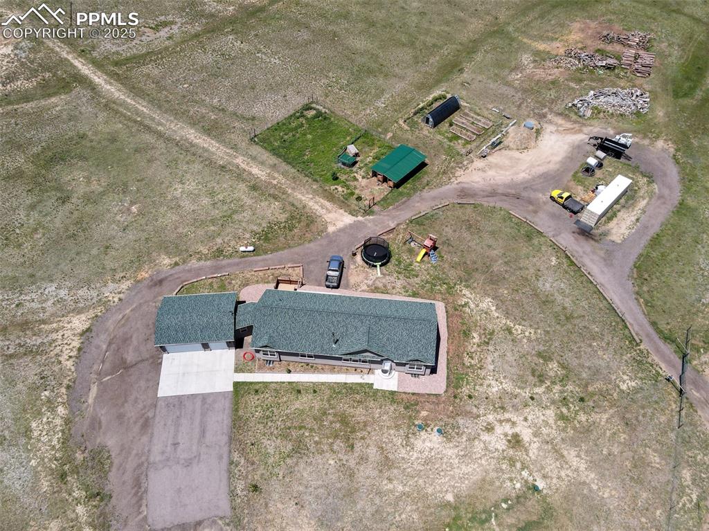 Aerial overview of property's location