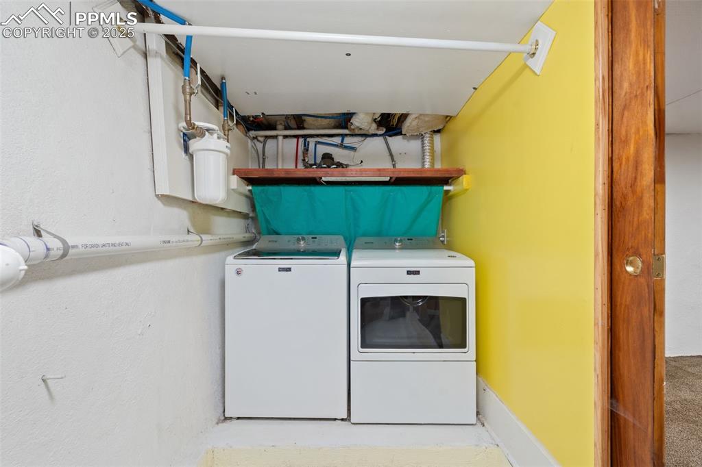 Laundry in main home