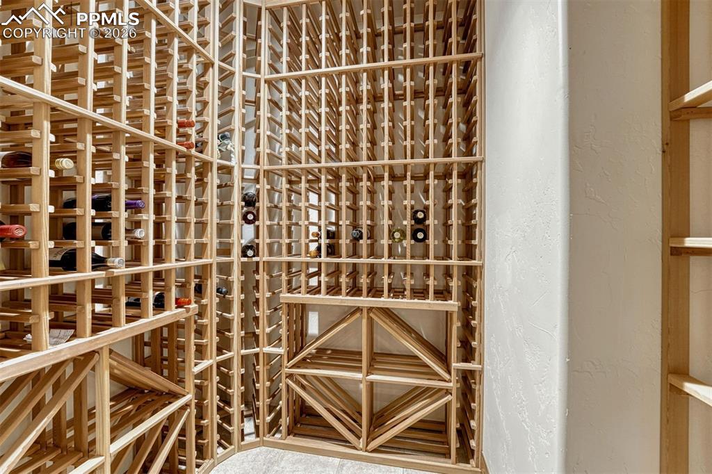 Luxury living with a private wine cellar.