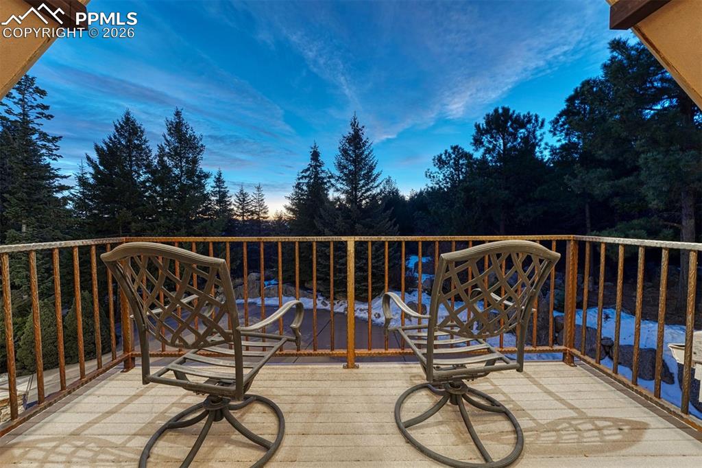 Take in the morning sunrise view.