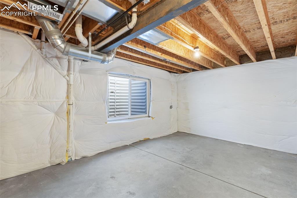 Unfinished area is GREAT! 