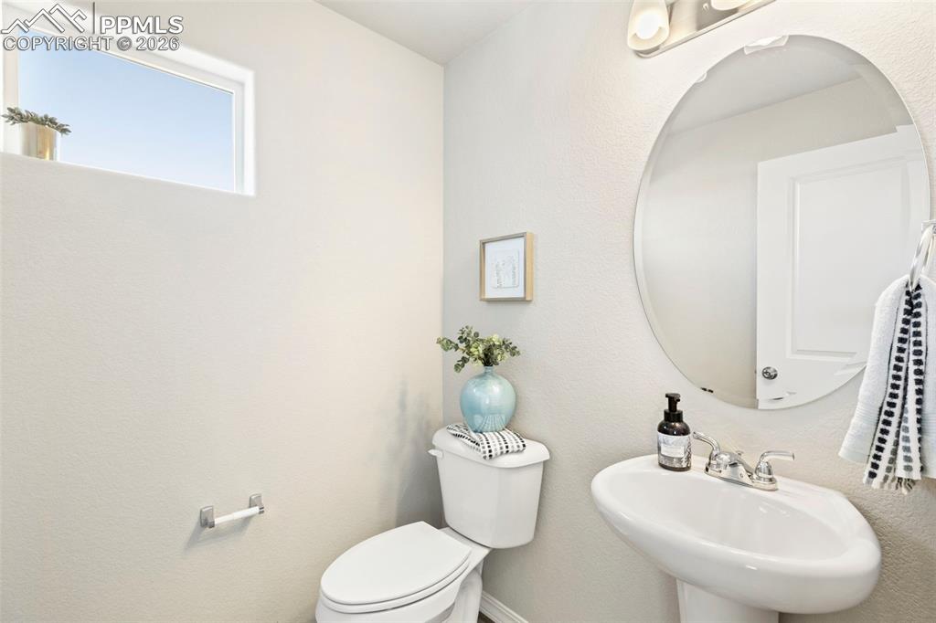 Main floor powder room