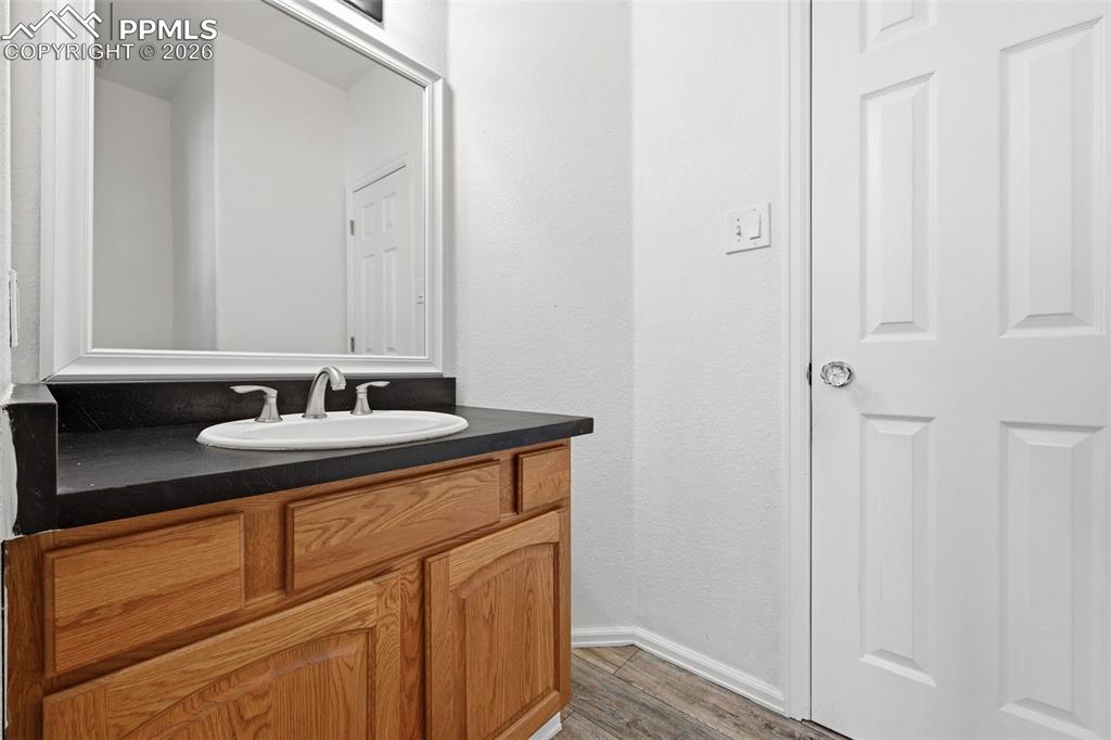 Half bath on main floor