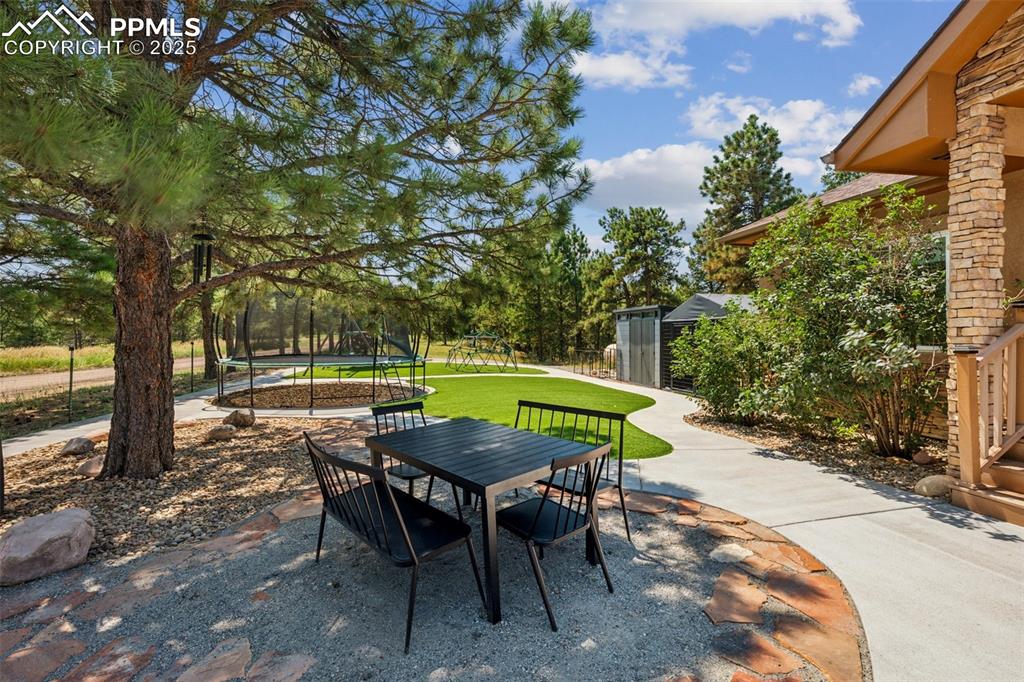 Front Patio w/ Playground