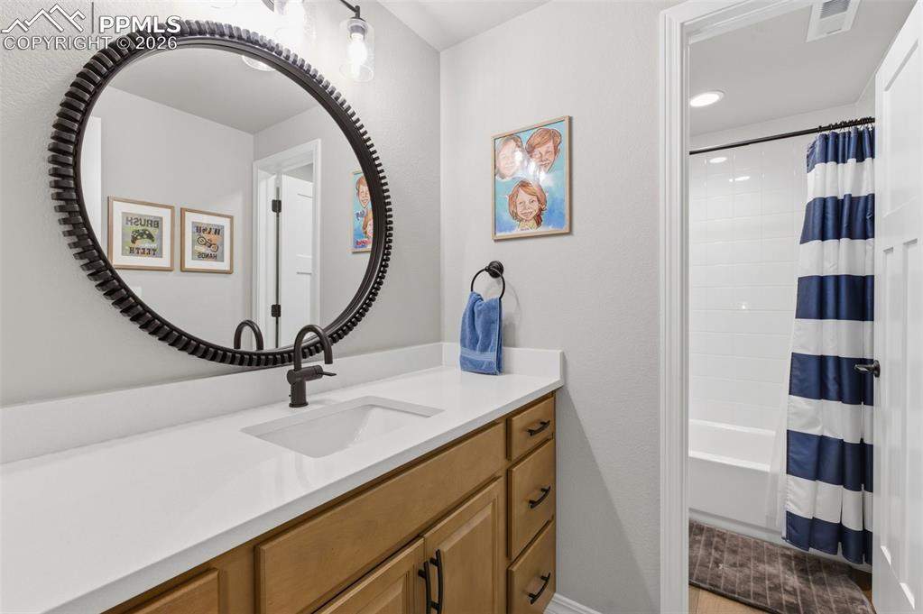 Lower Level Bathroom w/Granite Countertop 