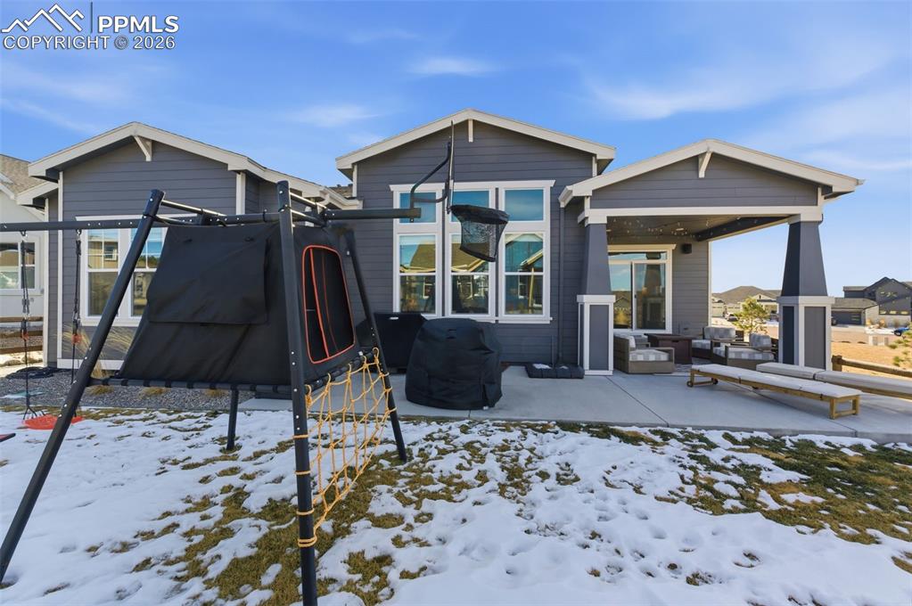 Back Yard And 31 x 10 Patio With Electric Hook-ups