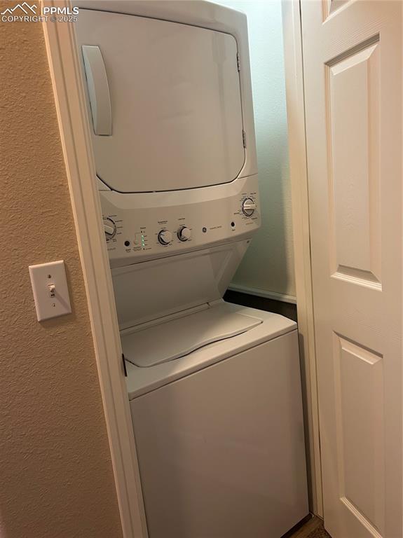 Upper level laundry.