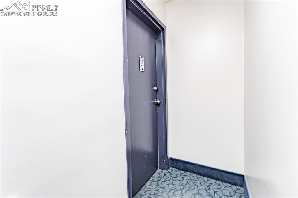 Front door of the home.