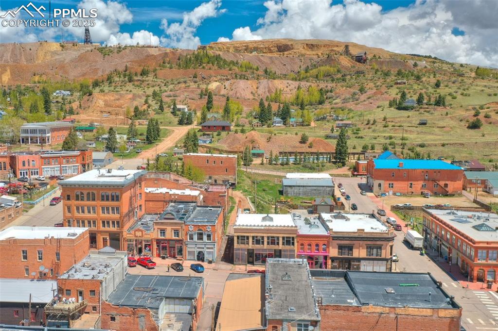 Aerial view of Historic Victor