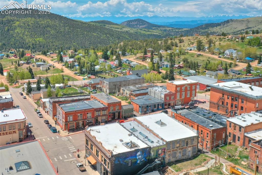 Aerial view of Historic Victor