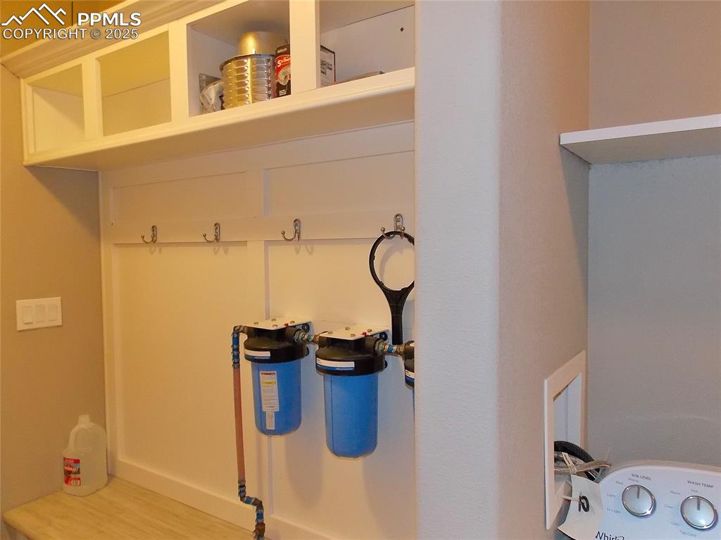 Mudroom and water filter system