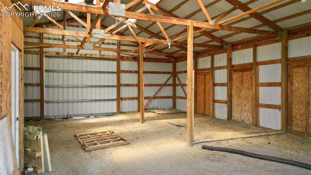 Miscellaneous room featuring metal wall