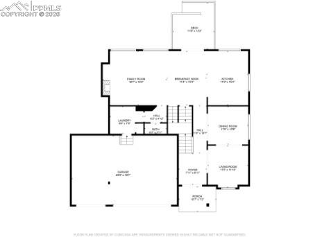 View of floor plan / room layout