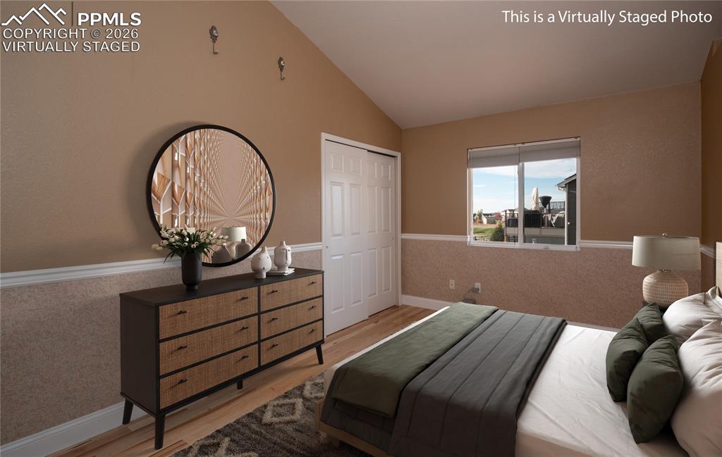 Virtually Staged Photo - Main-level bedroom