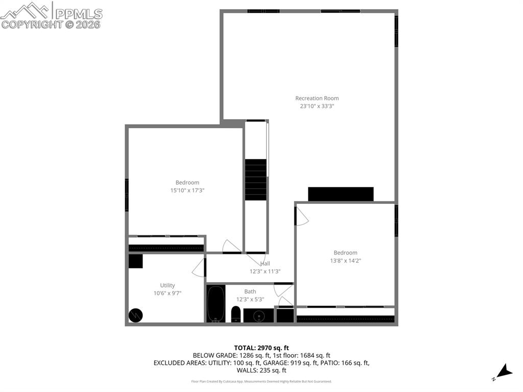 View of room layout