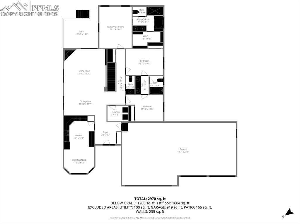 View of floor plan / room layout