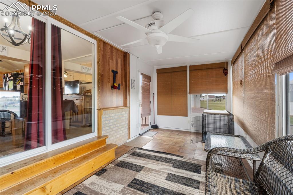 Bright sunroom perfect for year-round relaxation