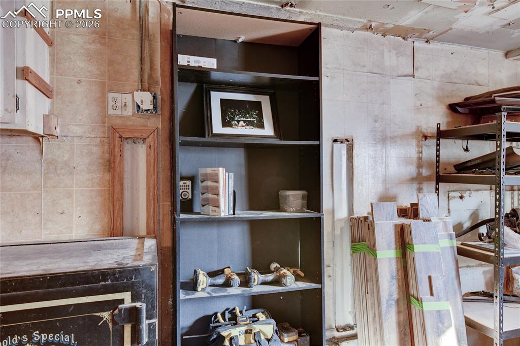 Hidden door inside Garage