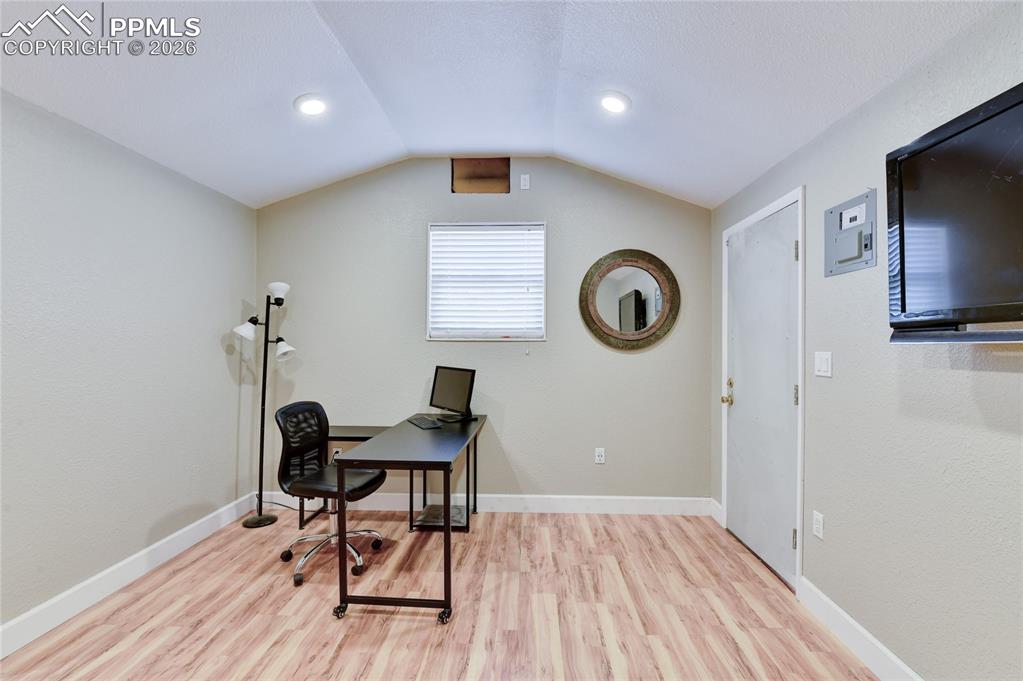 Bonus room behind garage