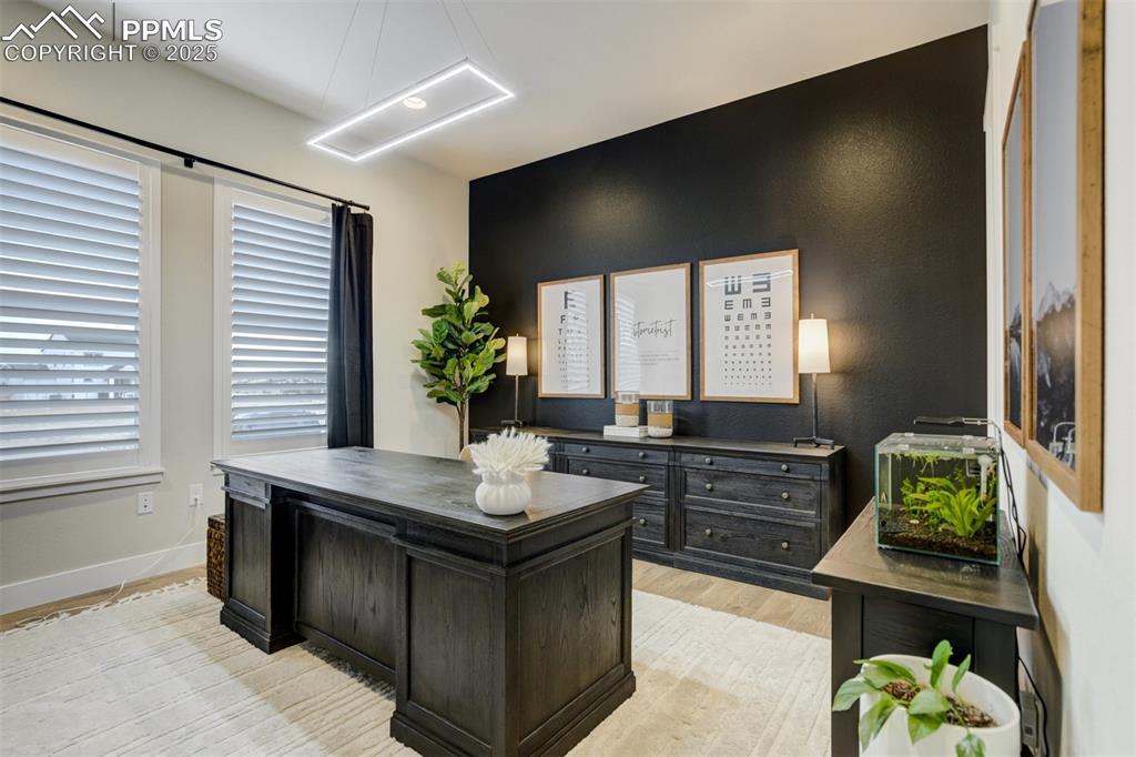 Bedroom # 2 currently serving as a home office