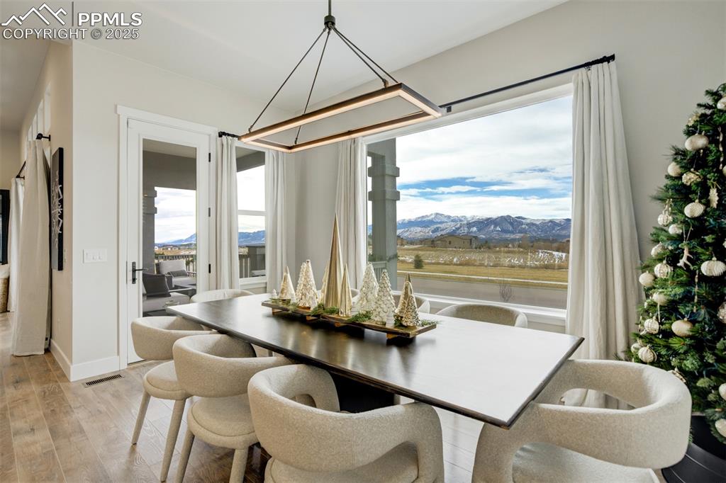 Pikes Peak views while you dine